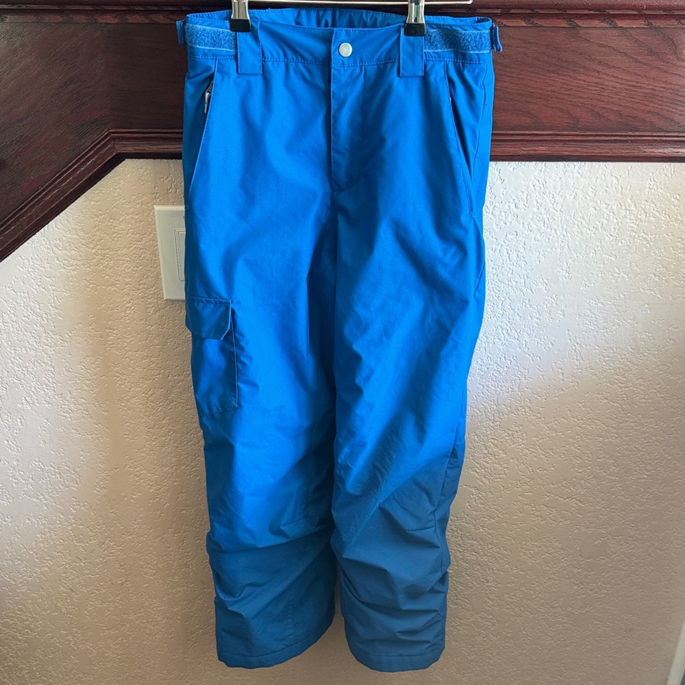 Columbia Youth Kids Size Medium 10/12 Snow Pants Vibrant Royal Blue Cargo Pants